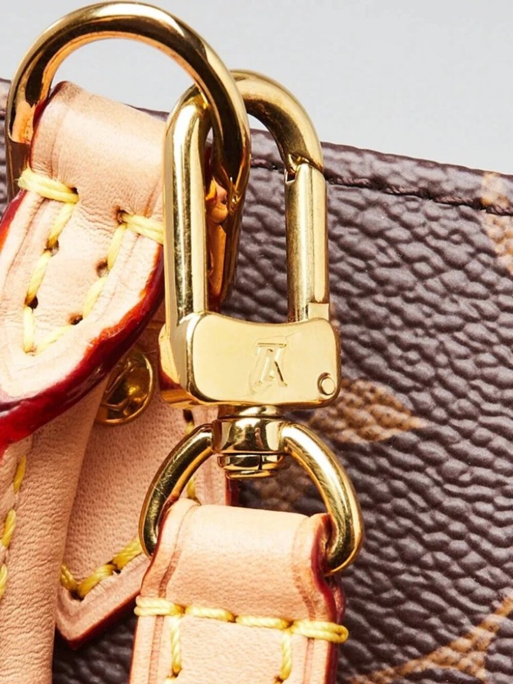 Louis Vuitton x YK Monogram Canvas Pumpkin Petit Sac Plat Bag - Picture 10 of 11